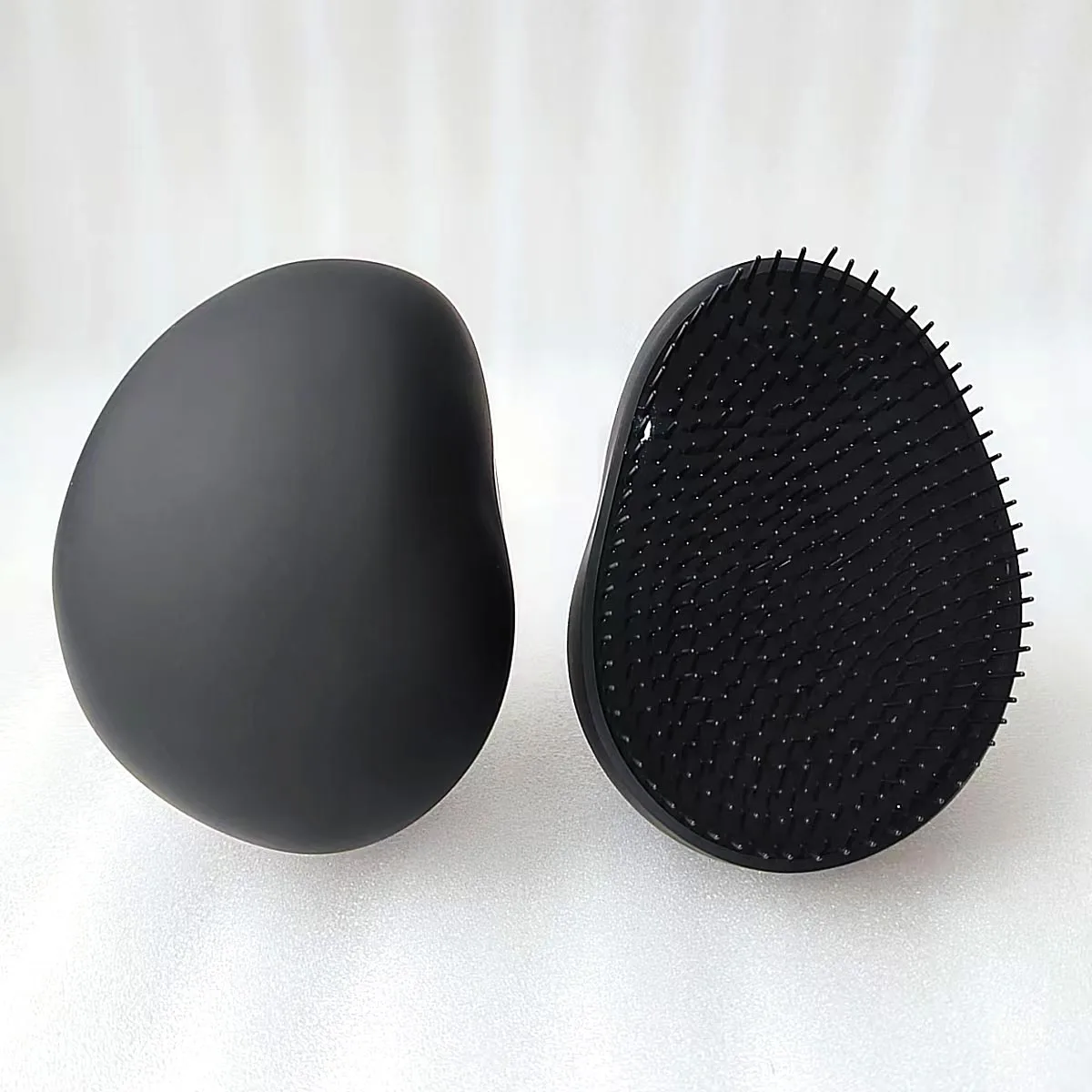 Personalized Custom Logo Wet Curly Detangler Detangle Hairbrush  Detangling Hair Brush Set Wholesale for Natural Hair