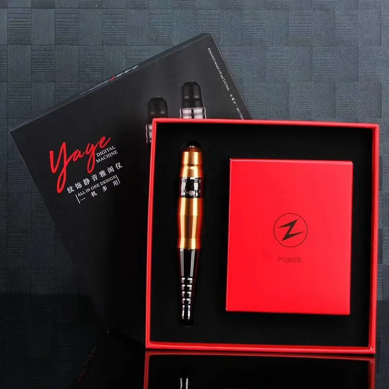 YAGE Digital Eyebrow Tattoo Pen Lips Eyeliner Micorshading Kit Mini Gun Make up Microblading Eyebrows Permanent Makeup Machine