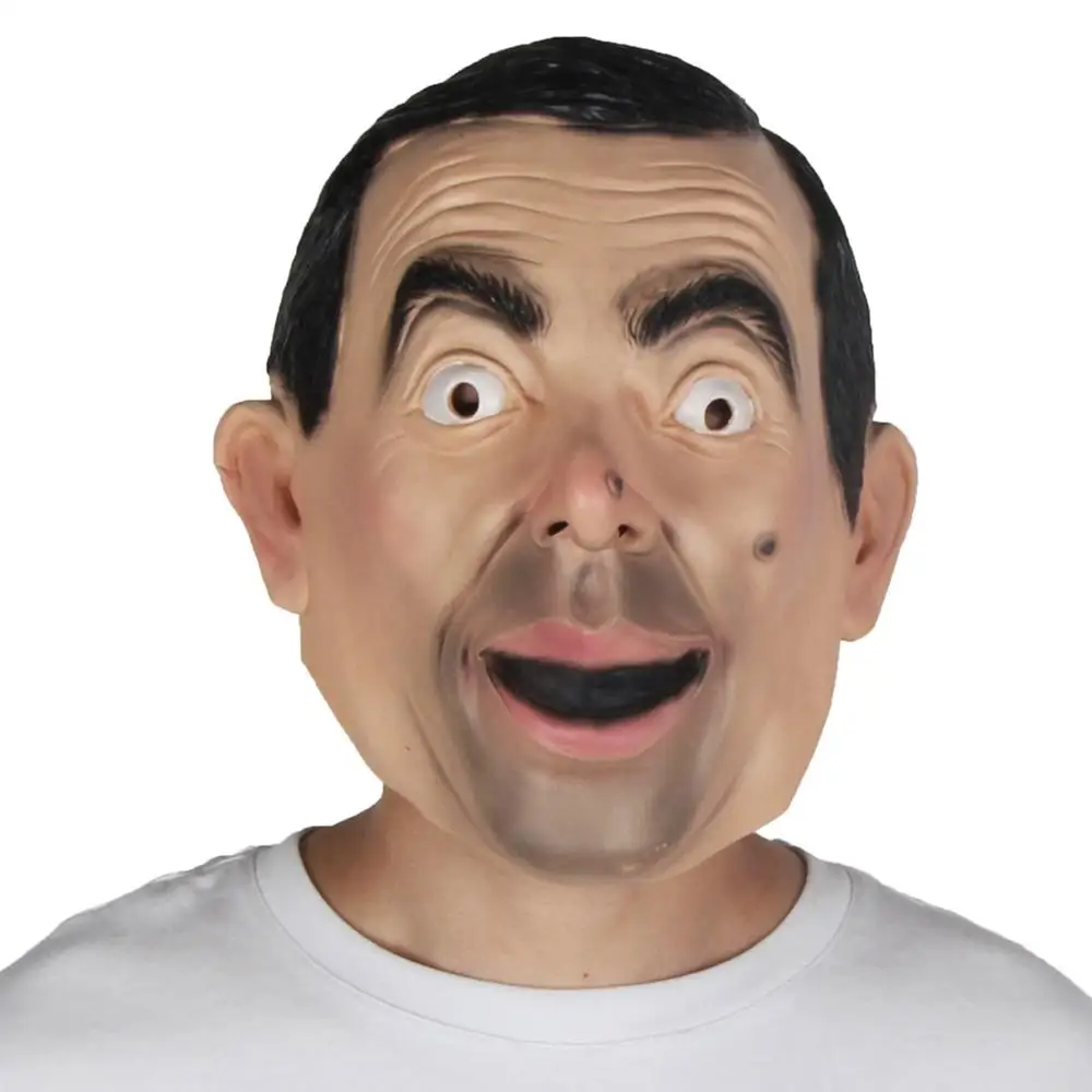 Sæt tøj væk forfremmelse stereoanlæg Wholesale Mr Bean Mask Costume Face TV Show Movie Cosplay Latex Party Mask  Gift Halloween Costume Party From m.alibaba.com