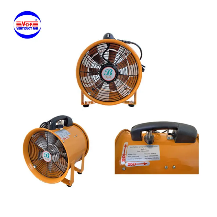 単相AC電気200mm250mm300mm産業用ポータブルベンチレーターファン 