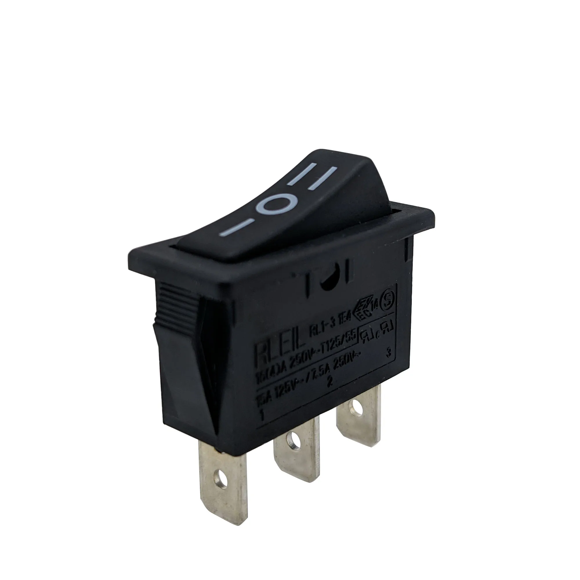 Multi-color 16(4)A 250VAC T125/55 1E4 on OFF SPST Illuminated Rocker Switch