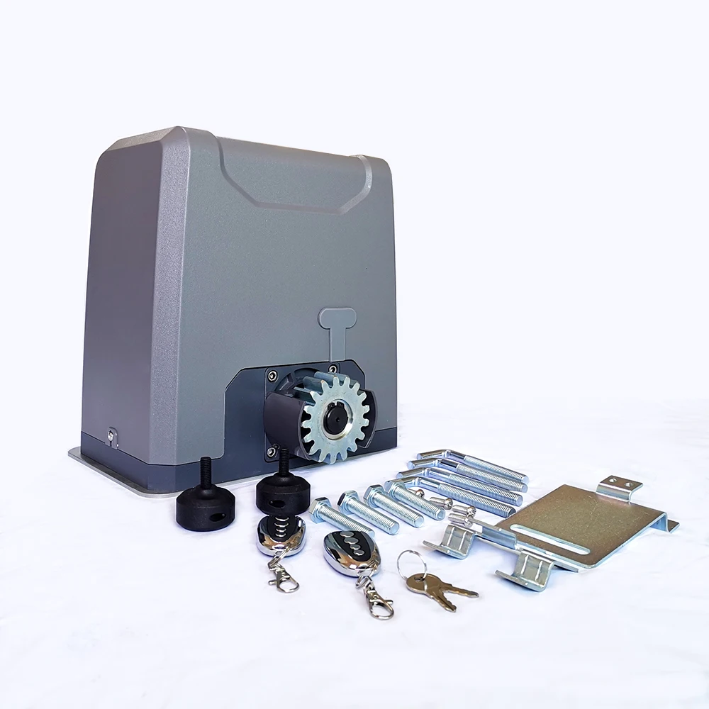 4400lbs Electric Sliding Gate Opener Kit - Automatic Motor With Remotes & Sensors