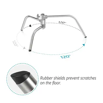 Neewer Stainless Steel Heavy Duty C-Stand, 5-10 Feet/1.5-3 Meters Adjustable Photographic Sturdy Tripod for Reflectors Softboxes detail image