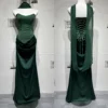 Green- with boning & scarf