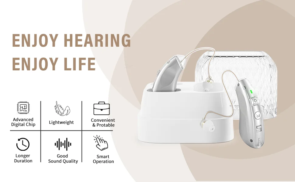 K&fcoptee Improve Listening Hearing Aids Rechargeable Hearing Assistive