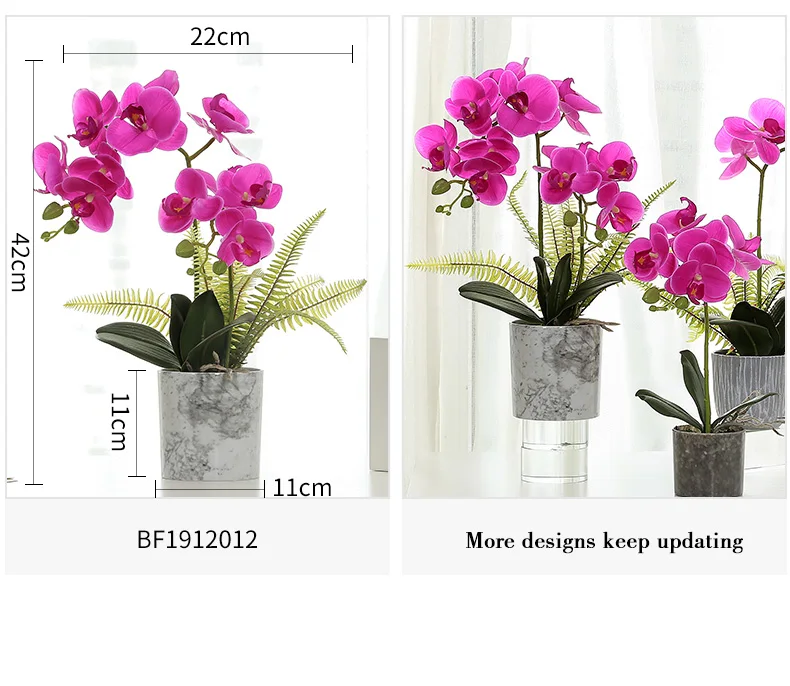 Artificial Orchid Plant Flower Homesense Ebay Online In Bulk Malaysia