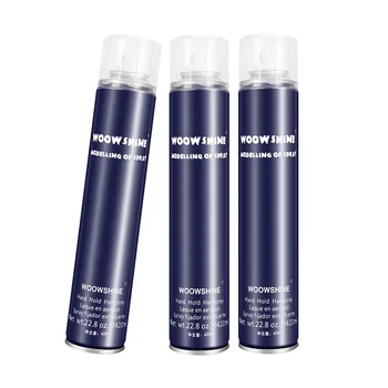 Hair Salon Styling Spray 420ML Fluffy Texture Faint Scent Strong Hold Hair Spray