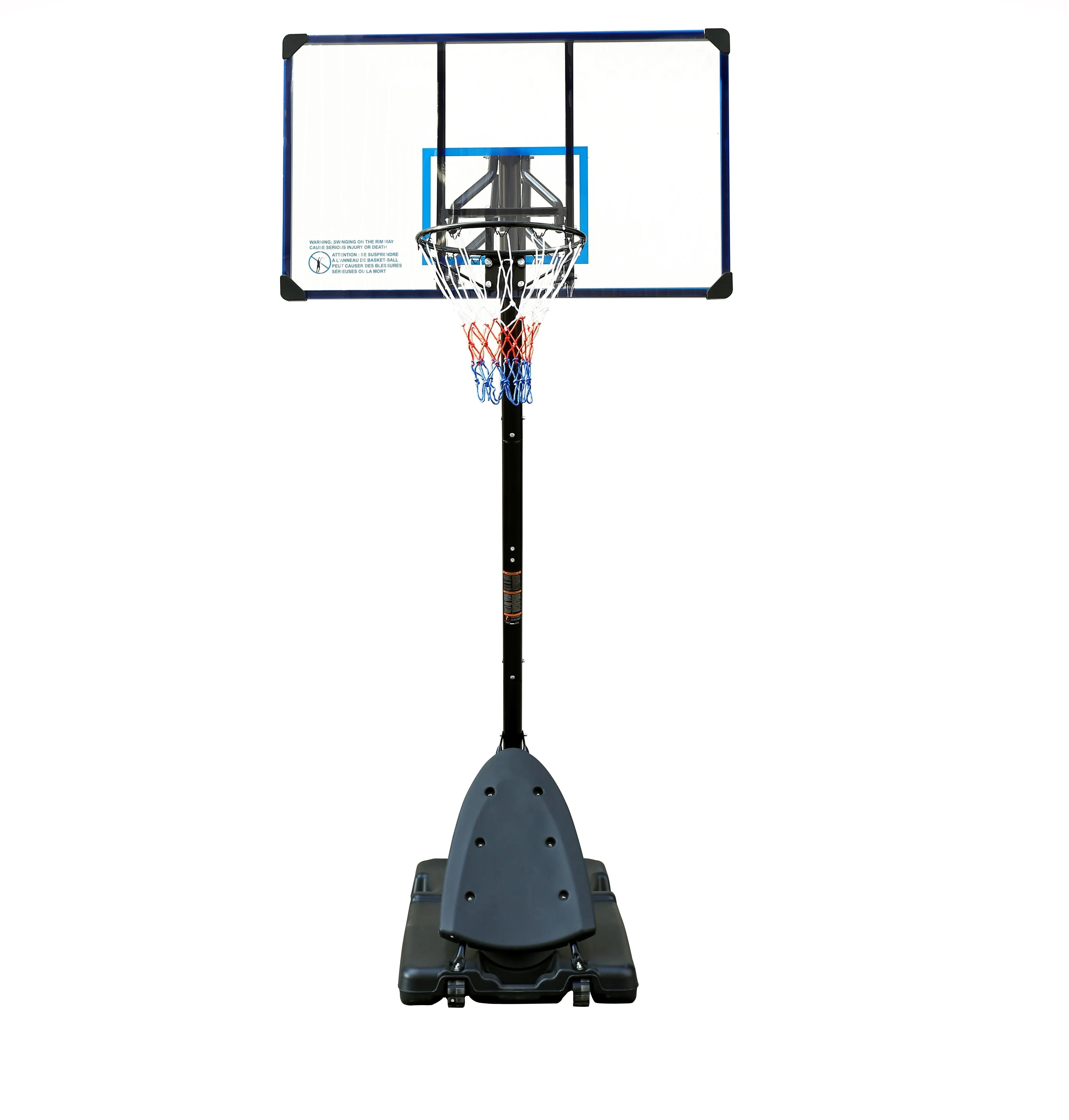 IUNNDS 54 Inch Portable Basketball System Portable Basketball Stand 54 Inch PC Backboard