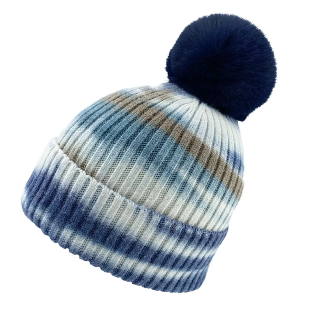 Topi Rajut Ikat Celup Fashion Wanita 