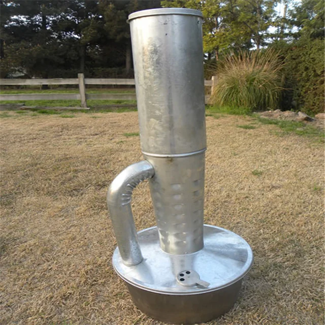 Orchard Heater Smudge Pot For Heating Your Farm Return Pipe Tin 