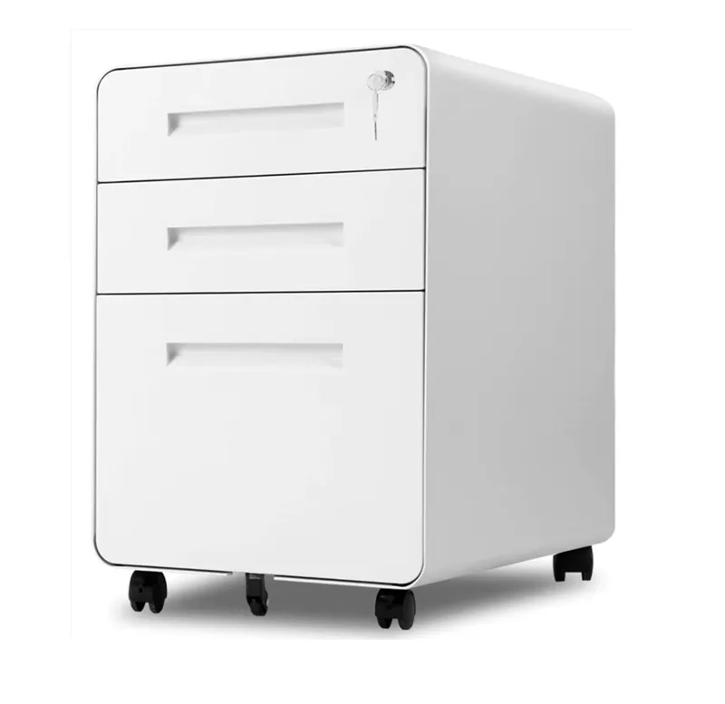 3 Drawer Metal Mobile Pedestal Filing Cabinet