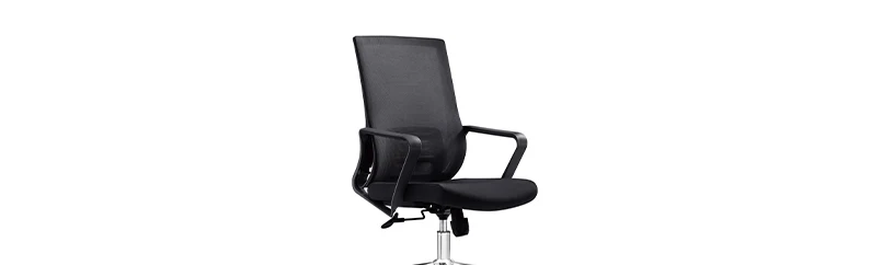 Hot selling chair executive swivel wheels fabric mesh furniture black rolling ergonomic office chair furniture sillas