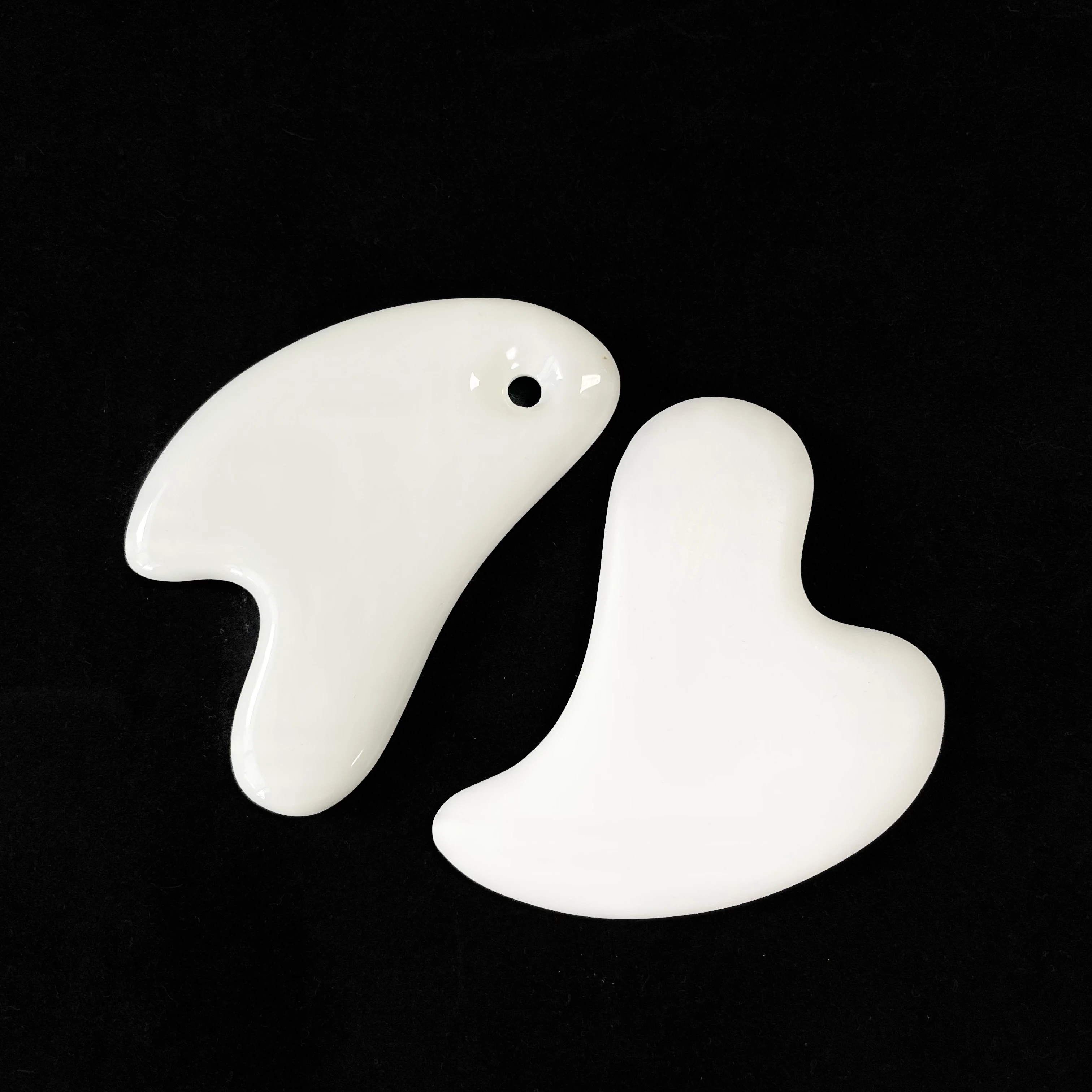 Керамическая доска гуаша за кожей лица токарный резец керамический массажер