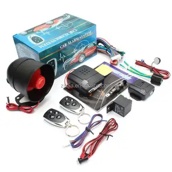 12V Universal Auto Electronics alarmas para carro trunk release central locking 1 way car alarm system security