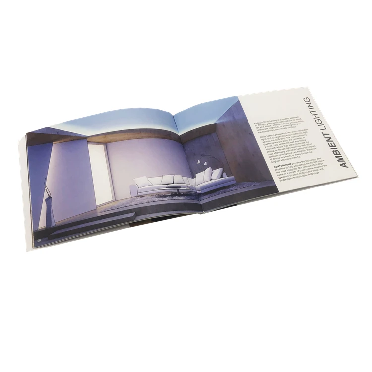 High Quality Custom Saddle Stitching Binding Staple Offset Printing Service A4 Size Education Brochures Magazines Made Paper