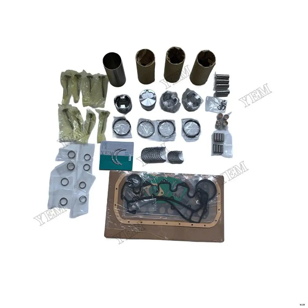 Engine Repair Kit With Piston Rings Liner Bearing Valves Gaskets Fit for Isuzu 4LB1 Construction Machinery Spare Parts