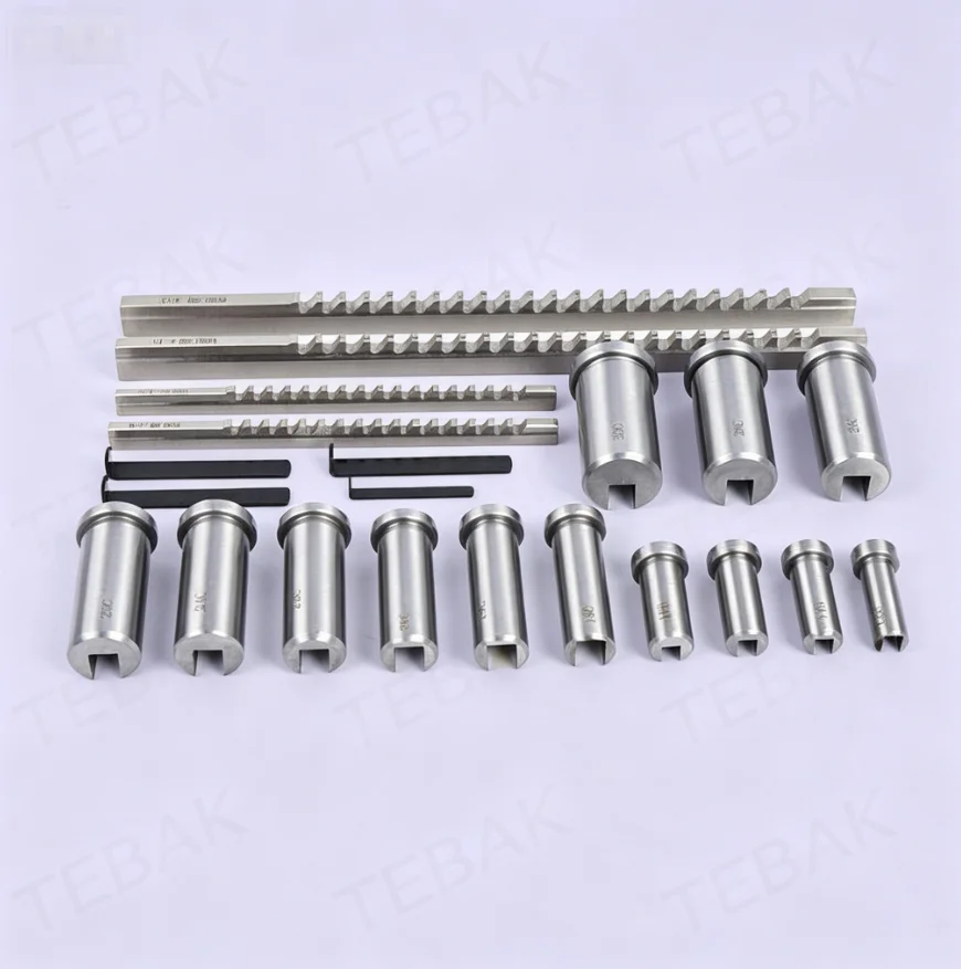 High Precision 22PCS Keyway Broach Set Complete with Bushing and Shim for Industrial Processing