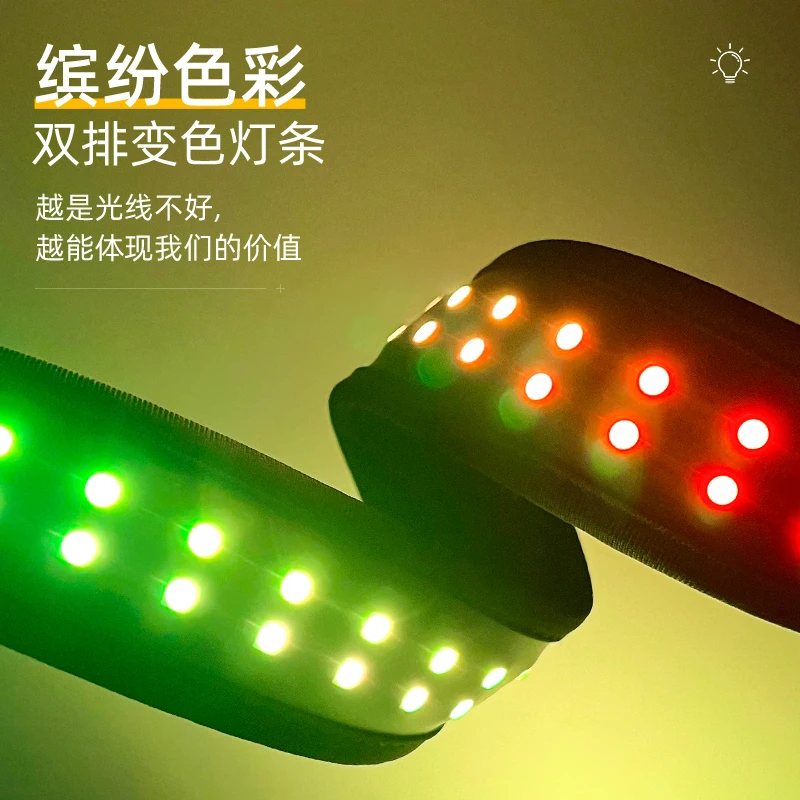 Smart Phone APP Control  Highlight LED Pet Collar with Pin Buckle Luminous Dog Necklace
