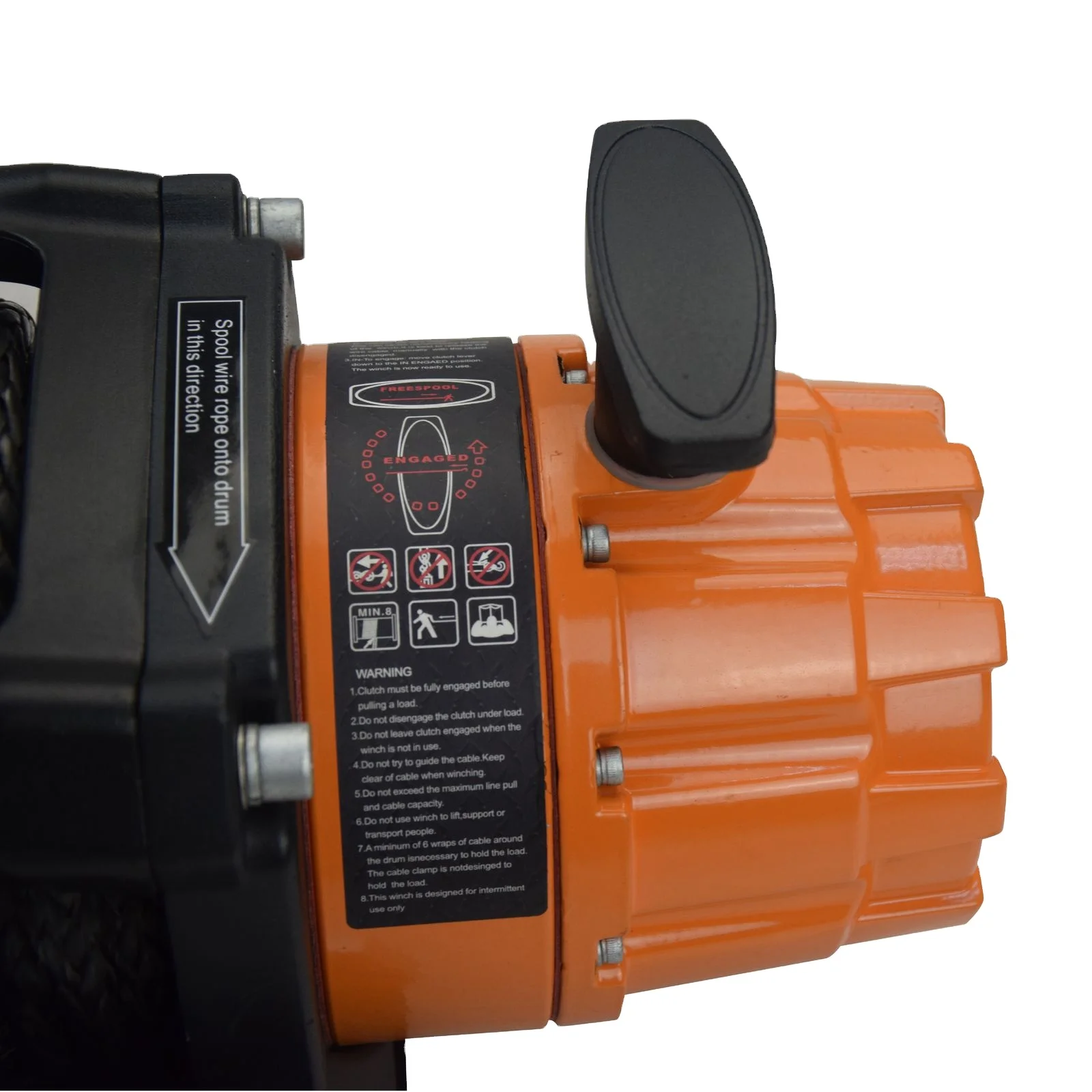 DAO High Speed Winch CE Winch 12000 Lbs  Electric Winch Treuil 12v for 4x4 luxury
