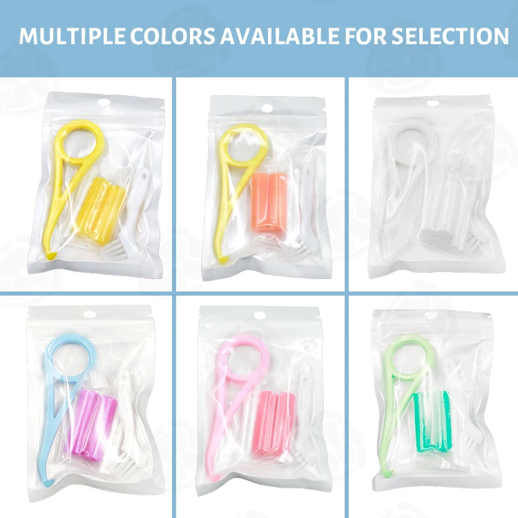 4 in 1 Aligner Removal Tool with Chewies Dental Orthodontic Aligner Kit for Braces and Trays