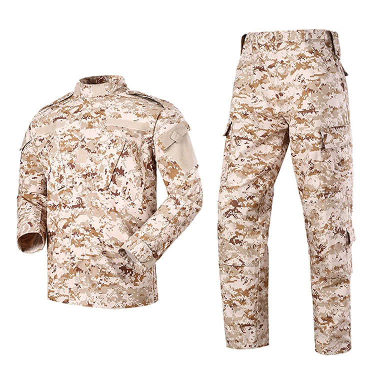 High Quality Desert Camouflage Ripstop Fabric Wholesale Uniforms