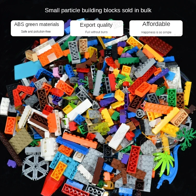 250g-1500g DIY Random Building Blocks - Creative MOC City Bricks