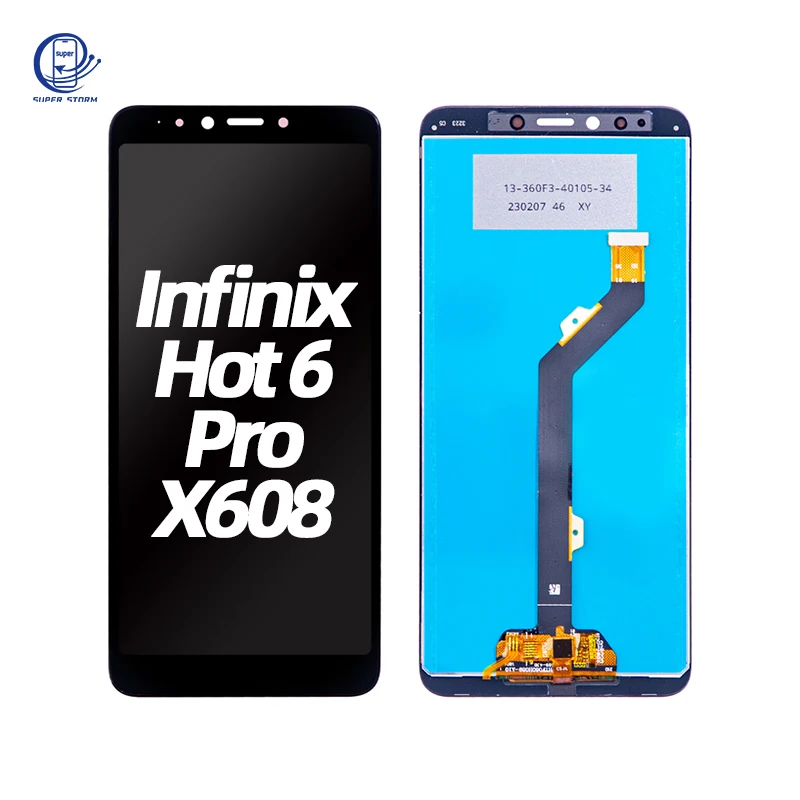 Infinix用携帯電話LCDスクリーンInfinixHot 6 Pro LA7 X608用LCD