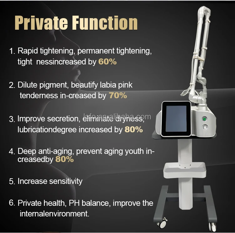 HOT portable 10600nm Fractional CO2 laser l tightening rejuvenation CO2 laser machine for scar removal