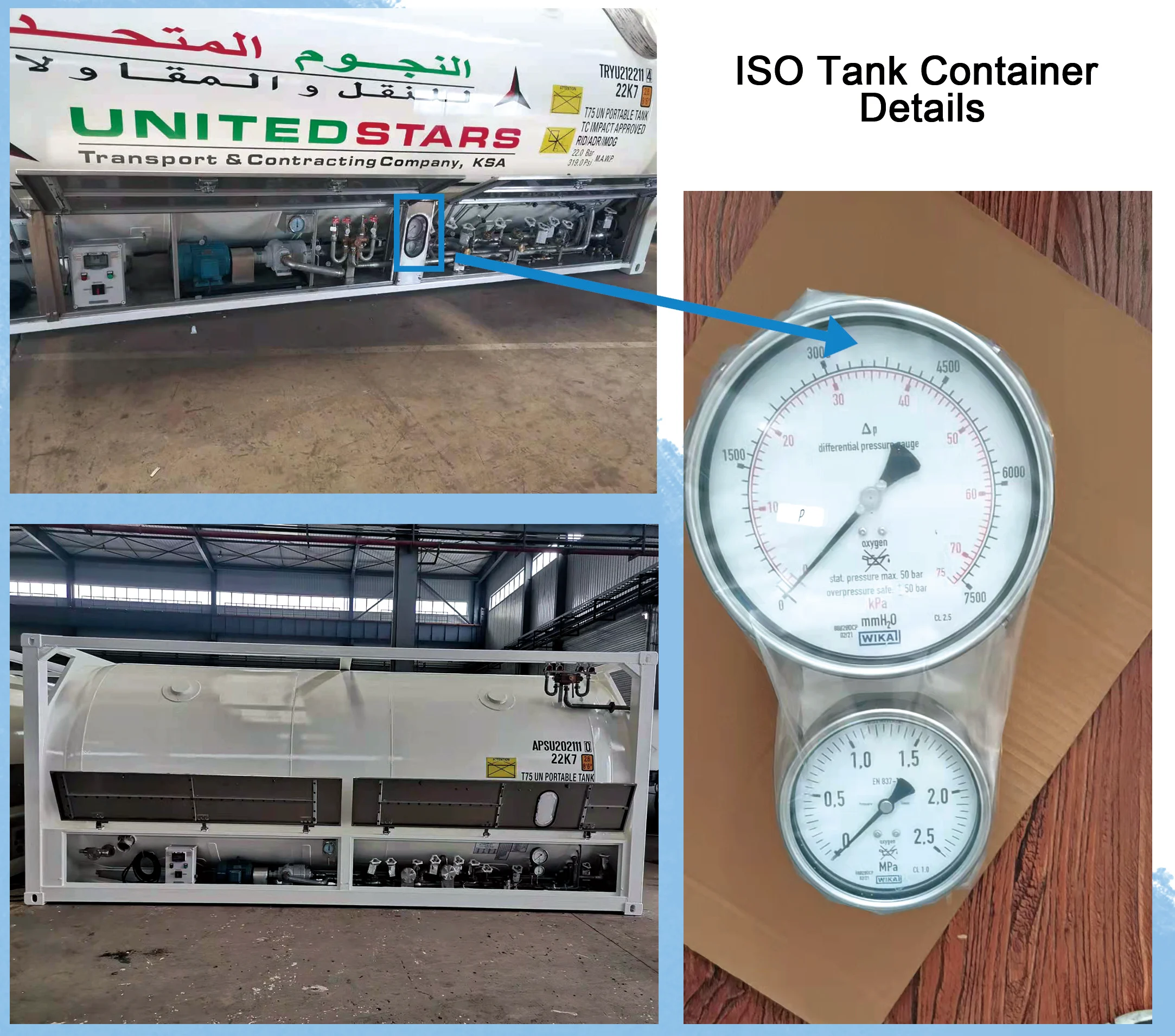 New Liquid CO2 Iso Tank Containers Price 20feet Used Iso Tank Container
