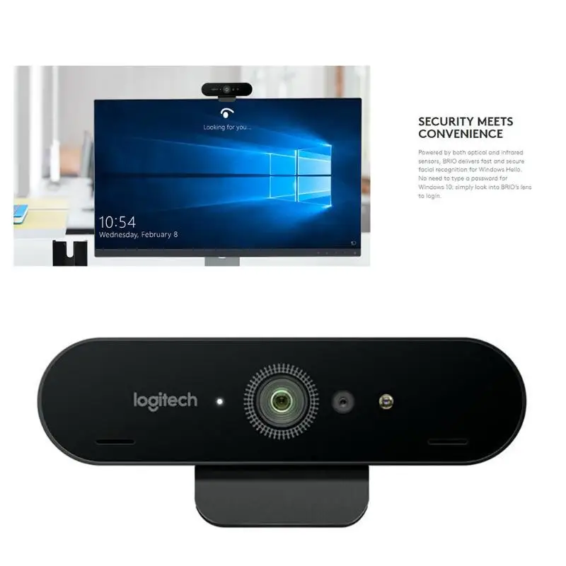 Hot Sale Logitech BRIO C1000e 4K Conference Camera Ultra HD Webcam