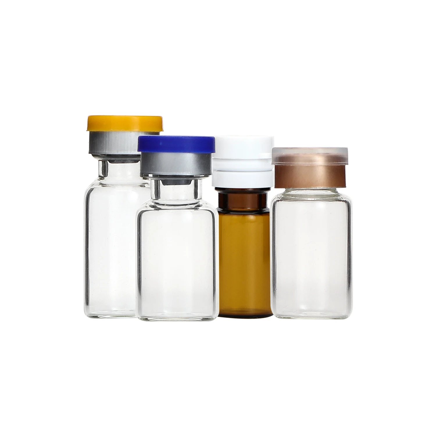 5ml 10ml 15ml High Quality clear Amber test Steroid Injection Glass Bottle Vails