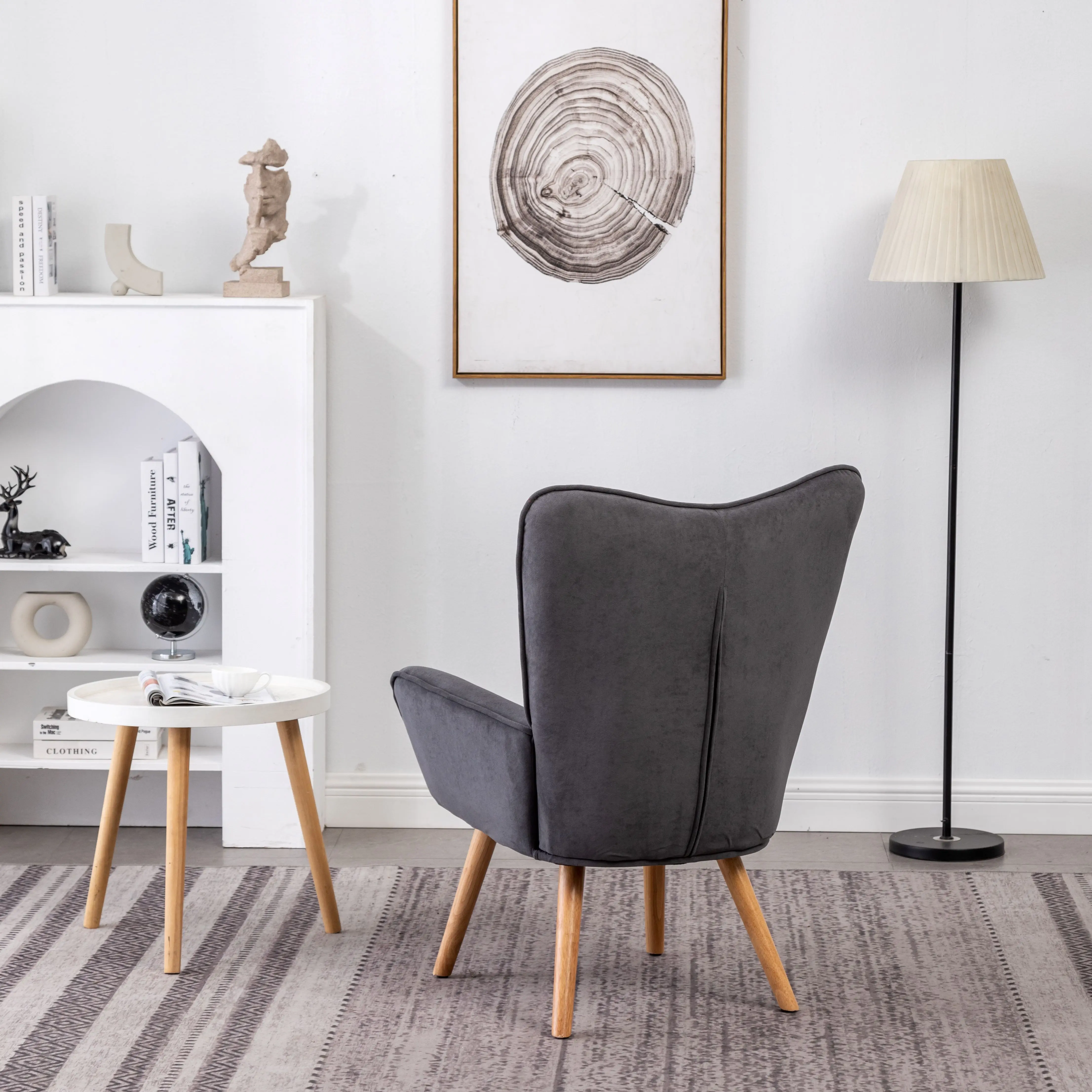 Nordic Modern Style Armchair Lounge Living Room Bedroom Furniture Accent Chair Hot Selling manufacture