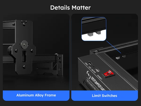 ATOMSTACK A5 PRO V2 5W Laser Engraver - Precision Cutting