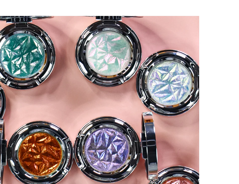 Multi Chrome Eyeshadow Duo Chrome Eye Makeup Palette Cameleon Pressed