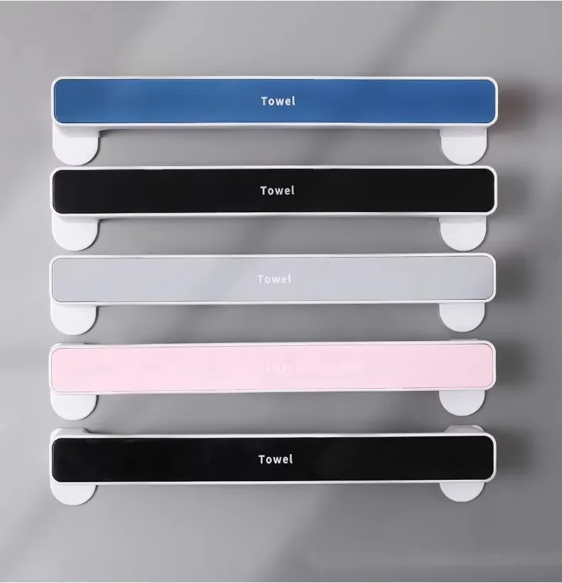 Factory Direct Cheap Wall Mounted Single Slipper Rack Towel Bar Non-Drilling Design for Convenient Storage supplier