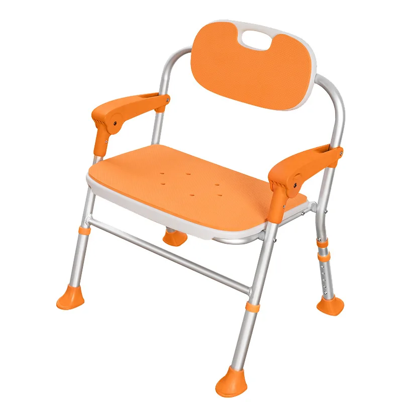 Foldable Bath Stool Elderly Shower Chair for Safety