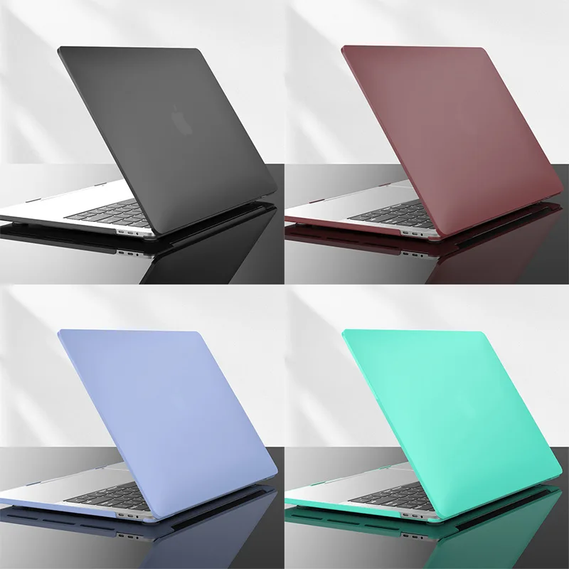 High Quality16-color case  Smooth Shockproof Matte PC Protective Hard Shell case ultra Slim Protective Hard Shell Laptop