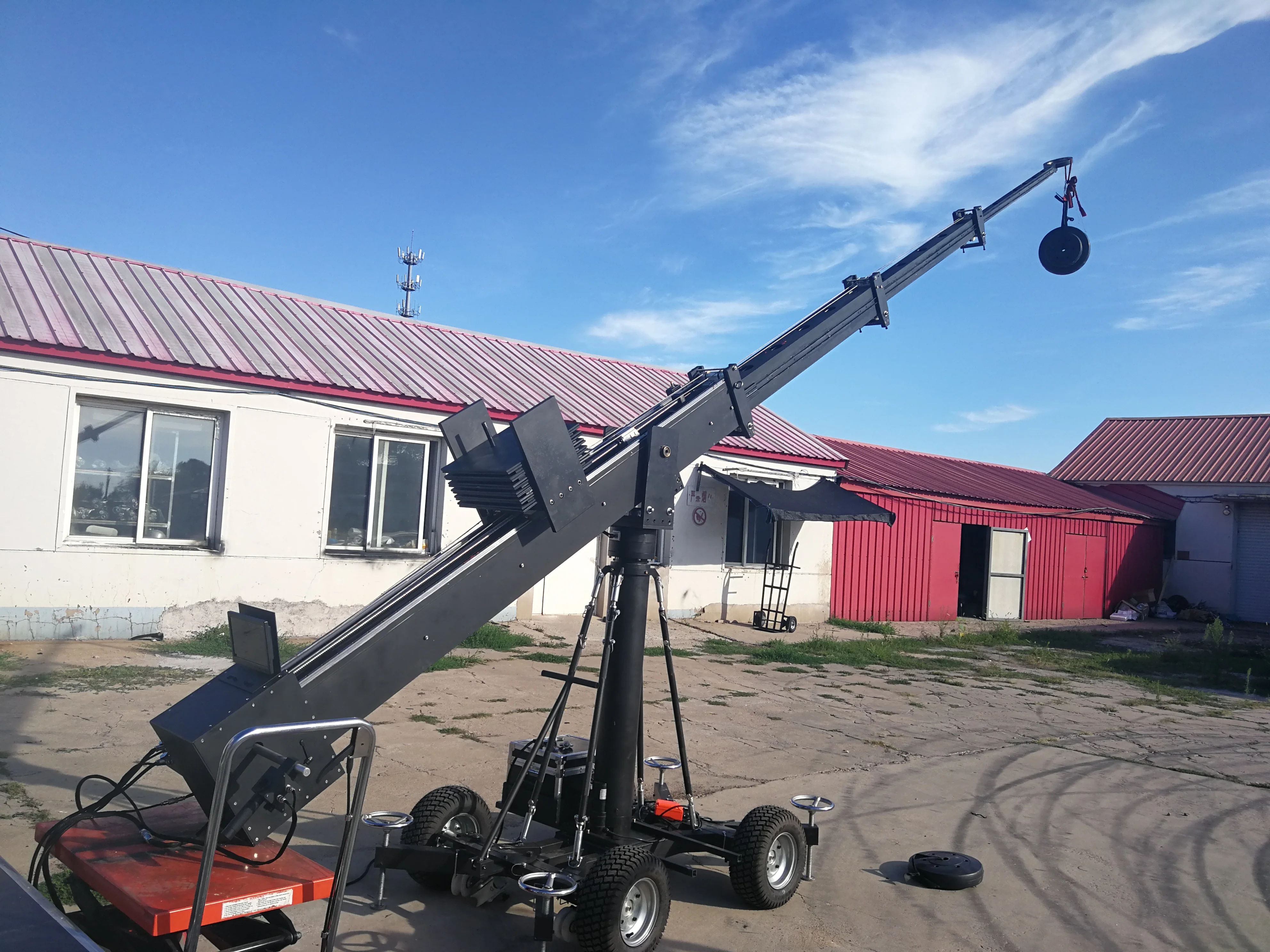 
Идеальный телескопический кран jimmy jib 6,5 метра для видеокамеры, Распродажа DV/EX/slr/Professional 