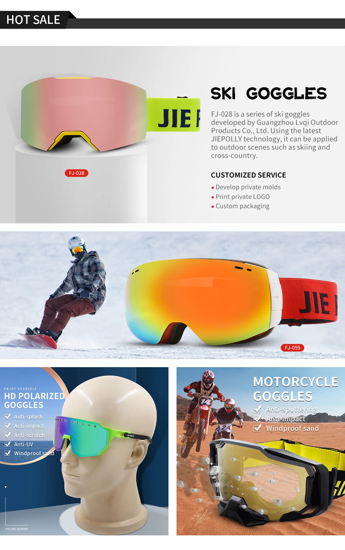 Guangzhou Lvqi Outdoor Products Co., Ltd. - Ski Goggles/Sports 