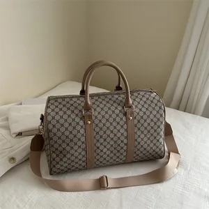 Fashionable Dark-Colored Luggage Organizer Handbag Suitable for All Seasons Portable Convenient for Travel Vacation Sports Use