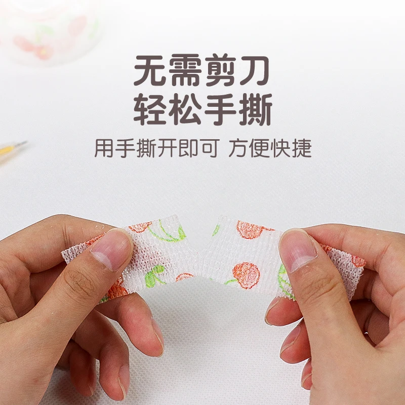 Оптовая продажа однотонная Нетканая самоклеящаяся спортивная повязка на палец бандаж