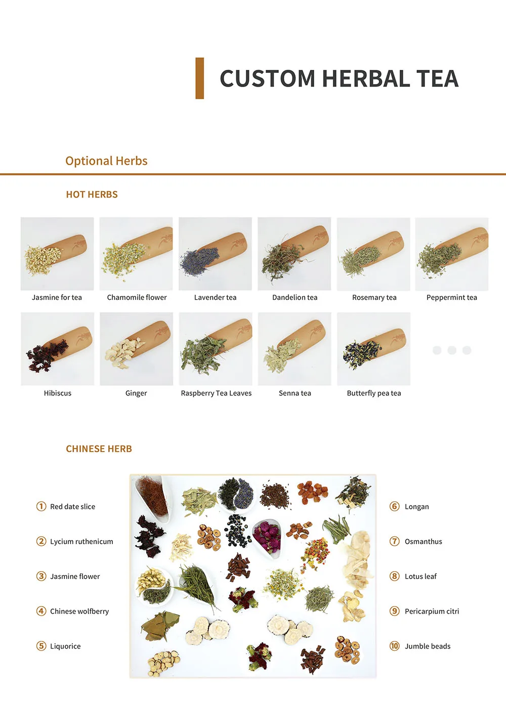 Natural Fermentation Organic Mixing Tea Kidney Hair Growth Male