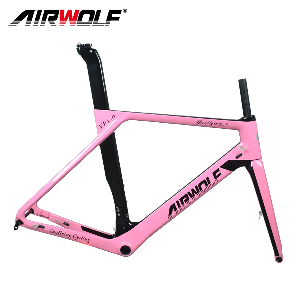 Cadre Vélo De Course Carbone AIRWOLF T1000 - Frein à Disque - Neuf Sous Emballage