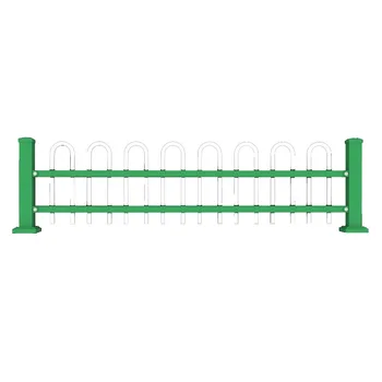 Custom U-Shaped Zinc Steel Sheet Metal Fabrication for Lawn School Garden Fence for Municipal Landscaping Garden Belt Isolation