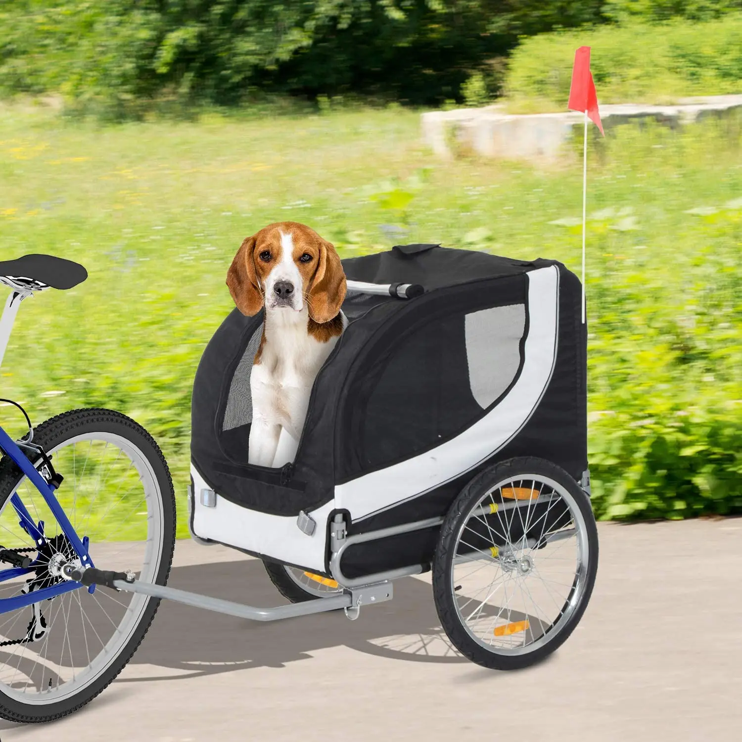 Dog Buggy & Jogger Bicycle Trailer 3in1 Pets Bike Trailer Large Dog
