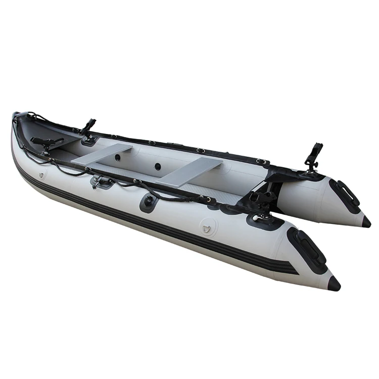 Kayak de pesca inflable Zhenbo 370 kaboat inflable 12 pies ZBK-370 barcos de pesca