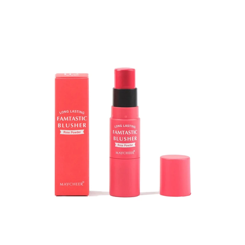 SHB01A, пигментный веганский крем для лица, детский розовый крем для щек, макияж, многофункциональный макияж, с кисточками, водостойкий