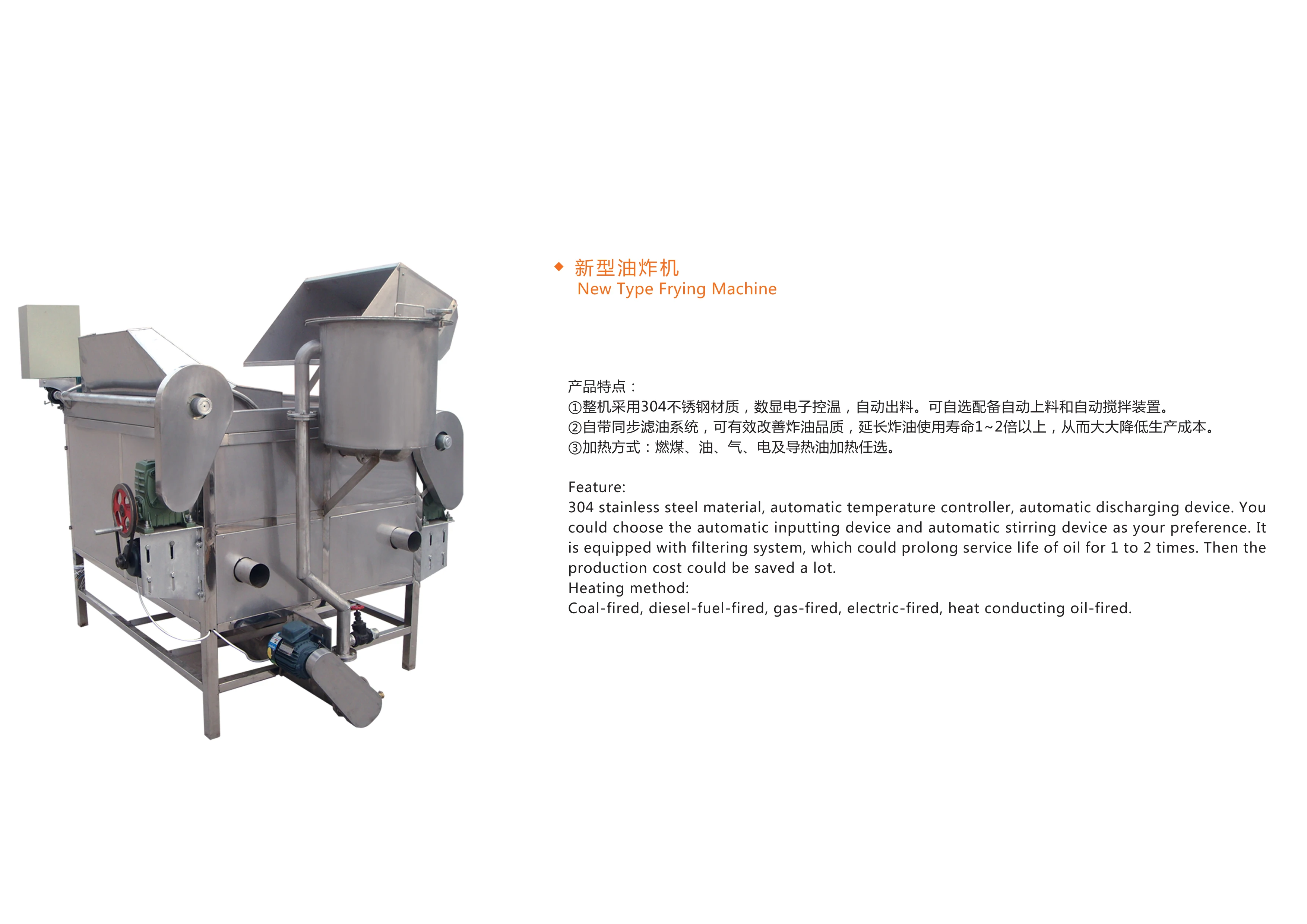 new frying machine
