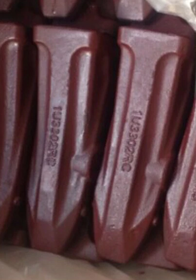 For 1U3302RC Forged Alloy Steel HRC48-52 Bucket Teeth for Excavator Spare Parts ISO9001 Certified 1-2 Year Warranty