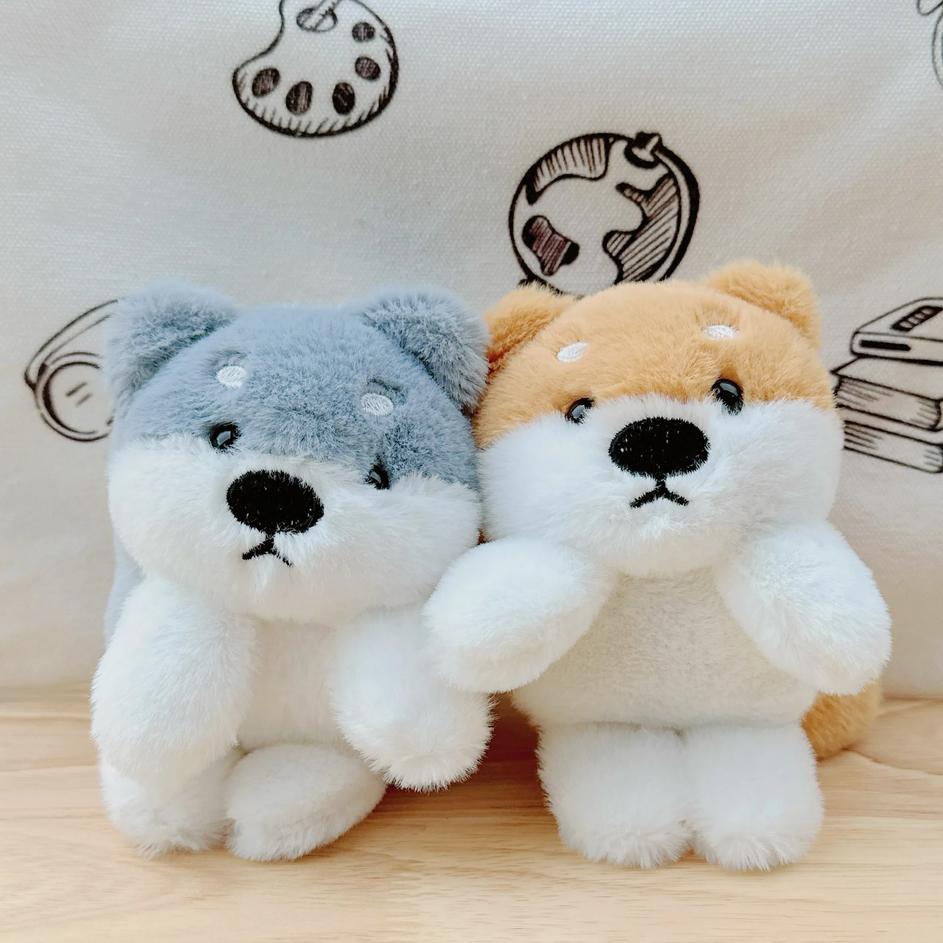 Portachiavi In Peluche A Forma Di Osso Di Cane, Bianco, Con Catenella In Metallo. Accessorio Soffice E Kawaii Per Borse, Zaini E Chiavi. Regalo Perfetto Per Amanti Dei Cani!